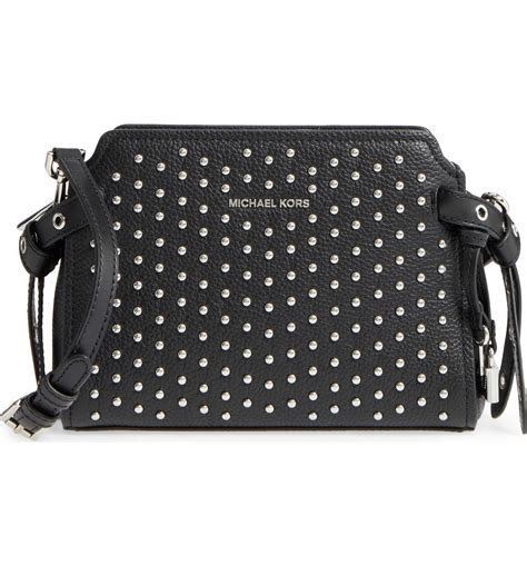 michael kors small crossbody purse with studs|Michael Kors large crossbody handbags.